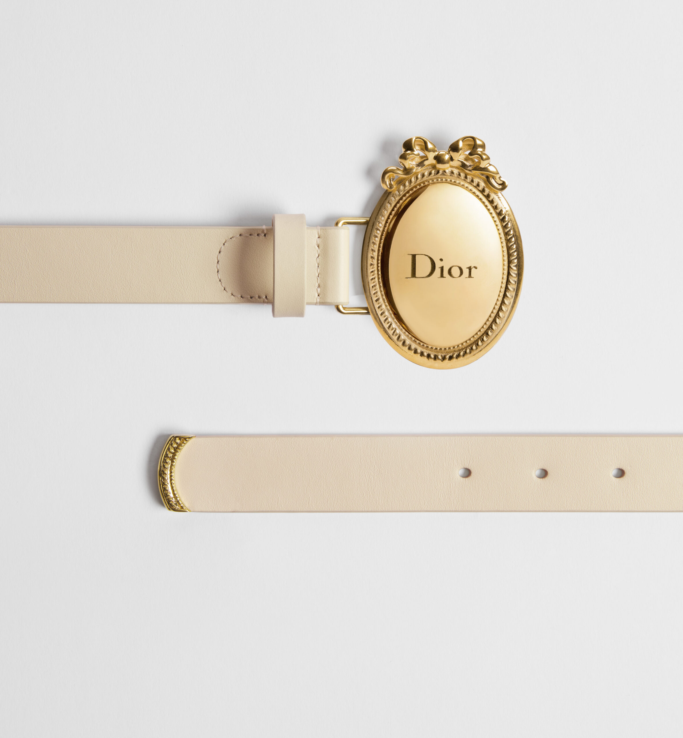 Dior Médaillon Belt Craie Smooth Calfskin, 25 MM - Image 2