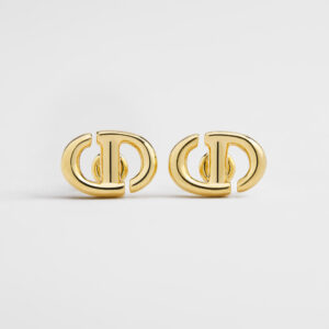 CD Navy Stud Earrings