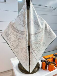 Hermes Silk Scarf