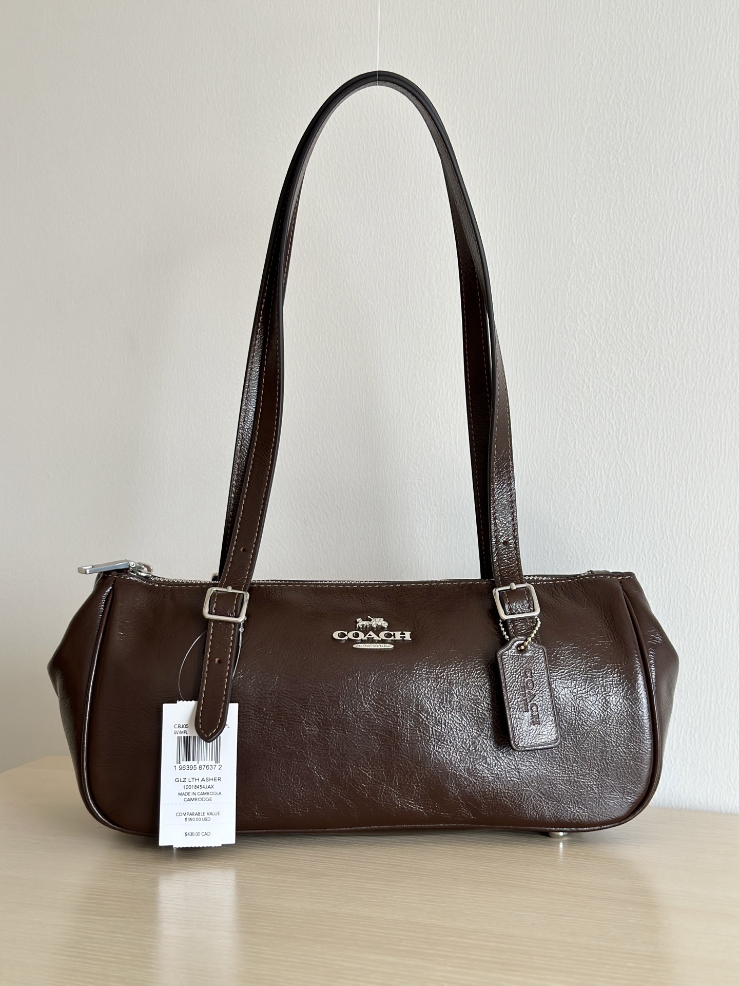 Coach-inspired Ergo Zip Shoulder Bag - Image 3