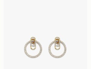 Fendi Logo Stud Earring
