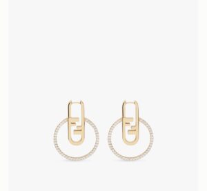 Fendi Logo Earrings