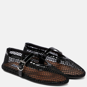 Alaia Fishnet Ballet Flat