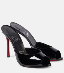 CHRISTIAN LOUBOUTIN Me Dolly 100 patent leather mules