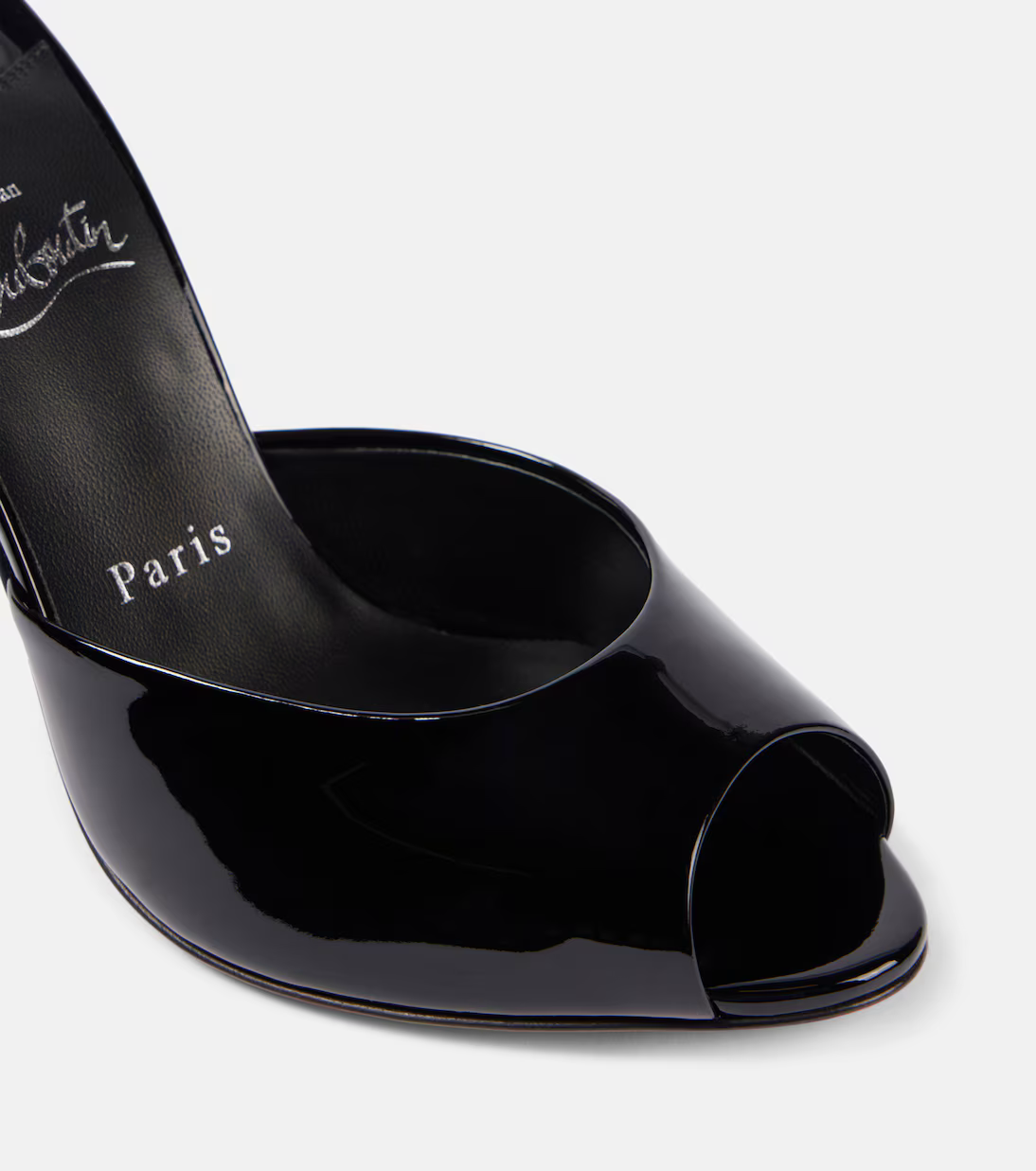 CHRISTIAN LOUBOUTIN Me Dolly 100 patent leather mules - Image 3