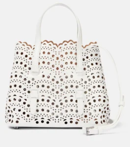 Alaïa Le Mina 25 Vienne Wave leather tote bag