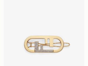 Fendi Logo Hair Clip