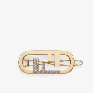 Fendi Logo Hair Clip