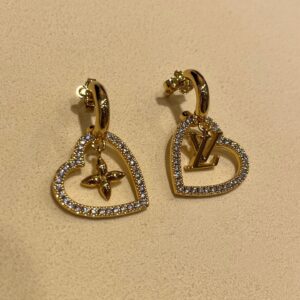 Louis Vuitton Heart Shaped Earrings