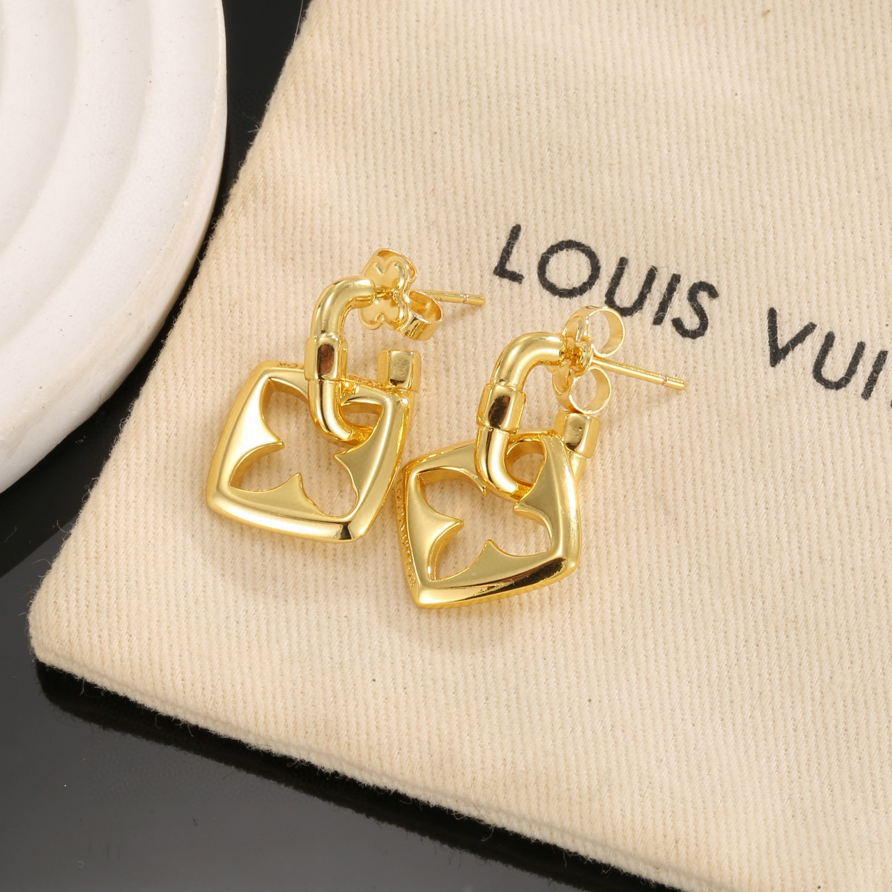 Lv Stud Earrings - Image 3