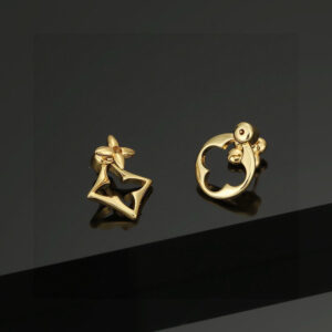 Louis Vuitton Letter Stud Earrings